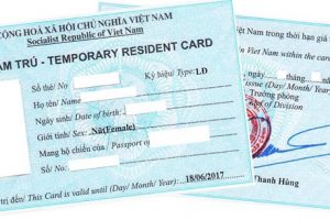 Thủ tục xin cáp thẻ tạm trú cho người nước ngoài tại Việt Nam