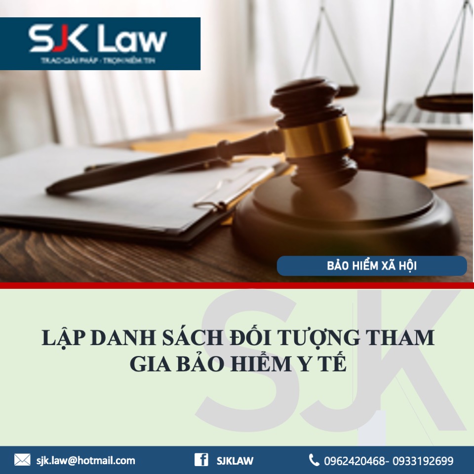 LẬP DANH SÁCH ĐỐI TƯỢNG THAM GIA BẢO HIỂM Y TẾ