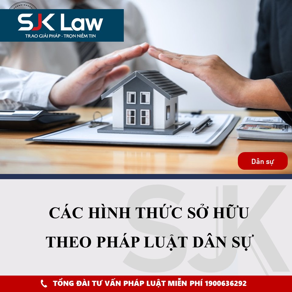 CÁC HÌNH THỨC SỞ HỮU THEO PHÁP LUẬT DÂN SỰ